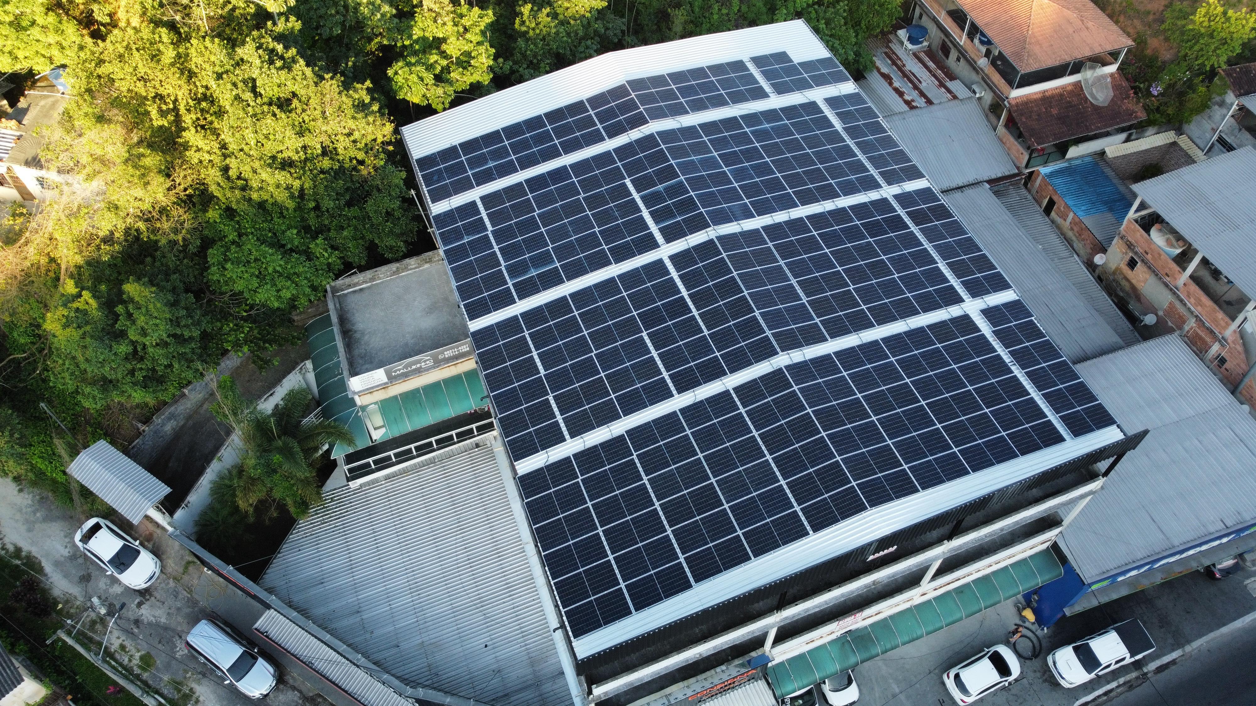 Sistema Comercial de Energia Solar instalado pela Energen Solar em Fragoso